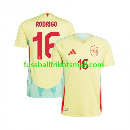 Fußballtrikots Spanien RODRIGO 16 EURO 2024 Kurzarm Auswärts-trikot kaufen